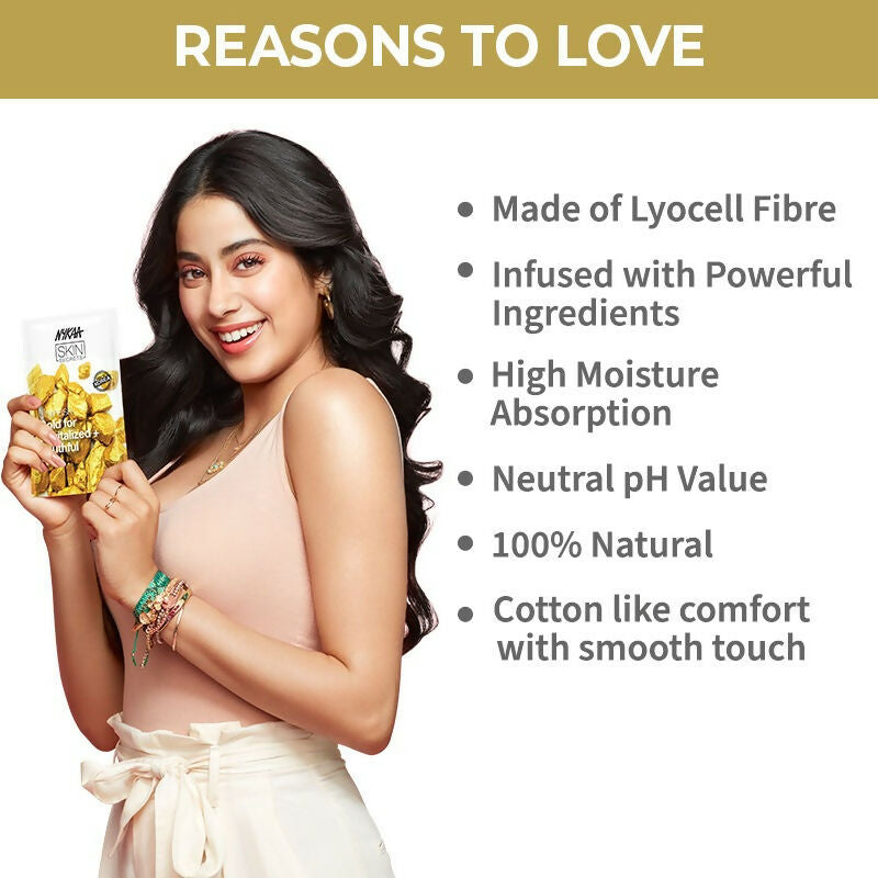 Nykaa Skin Secrets Exotic Indulgence Gold Sheet Mask For Revitalized & Youthful Skin 