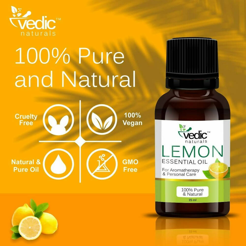 Vedic Naturals Lemon Essential Oil  Grab2Buy Vedic Naturals Grab2Buy
