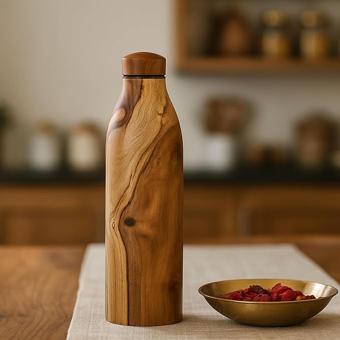 Wood estate Wooden Copper Water Bottle  Grab2Buy Prazu Fashion Grab2Buy