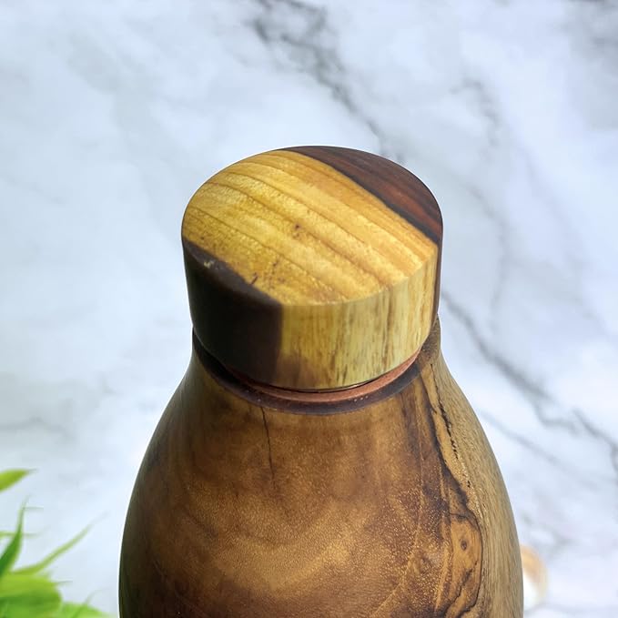 Wood estate Wooden Copper Water Bottle  Grab2Buy Prazu Fashion Grab2Buy