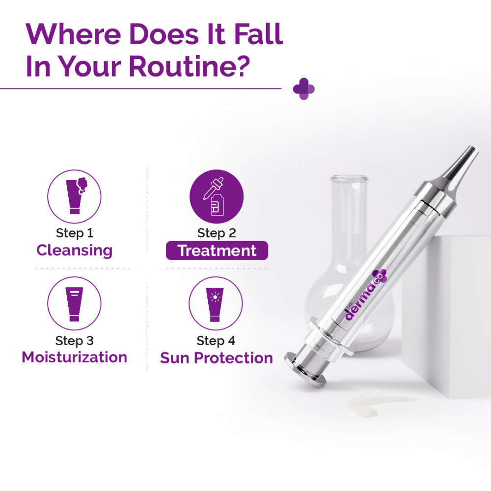 The Derma Co 50000 PPM Vitamin C Microneedle Face Serum Shot for Bright & Glowing Skin  Grab2Buy The Derma Co Grab2Buy