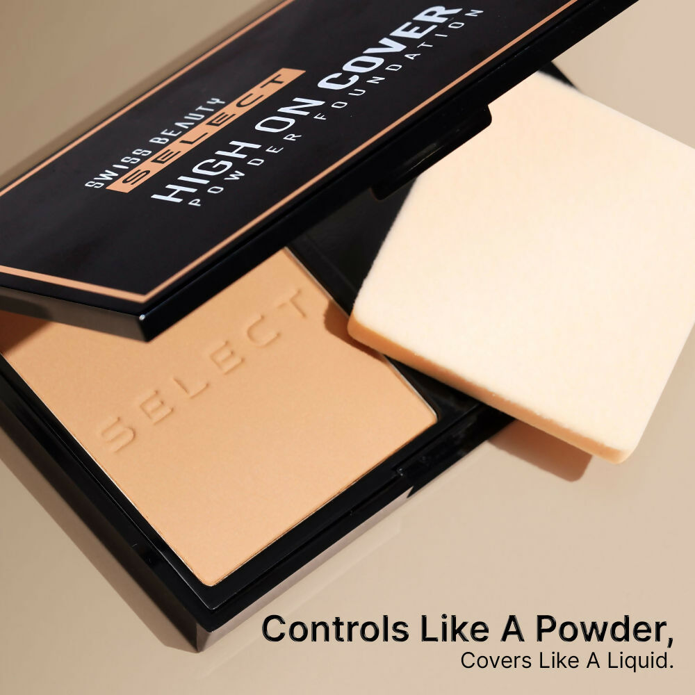 Swiss Beauty Select High On Cover Powder Foundation - 2 Light Natural 