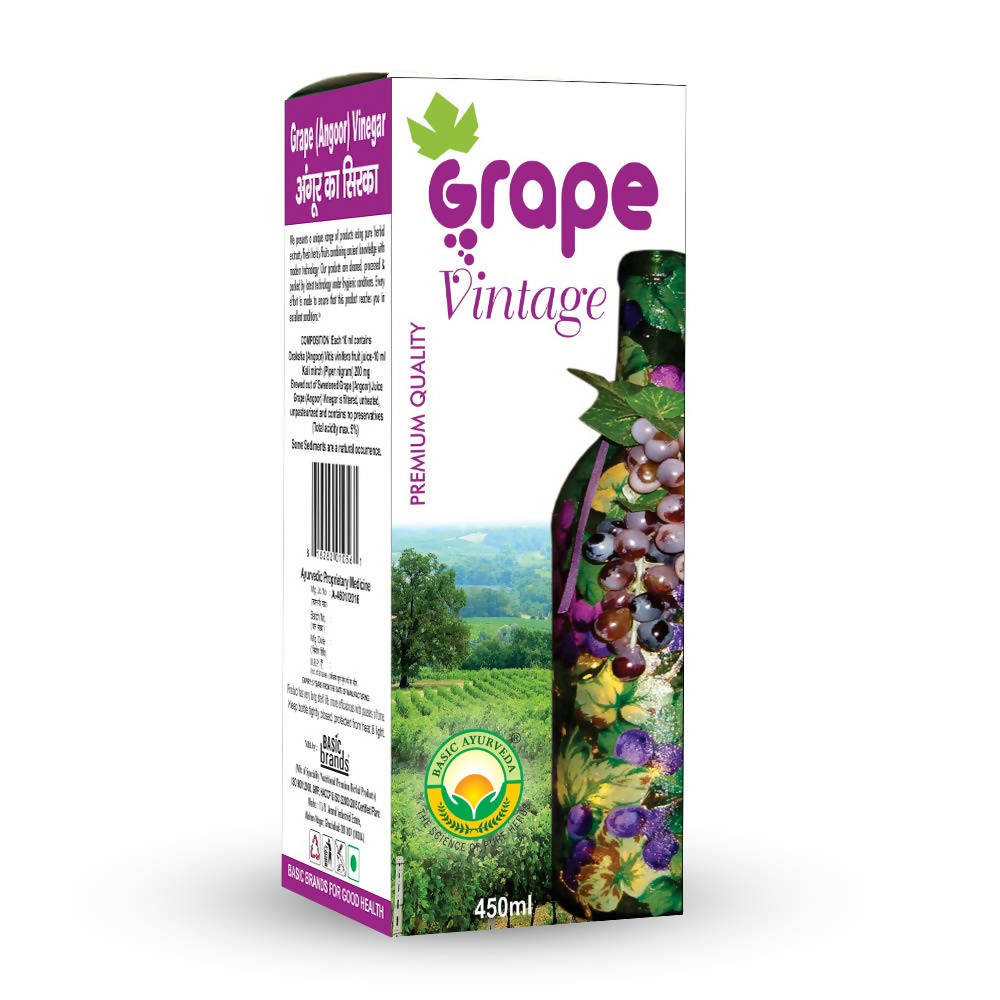 Basic Ayurveda Grape Vinegar 