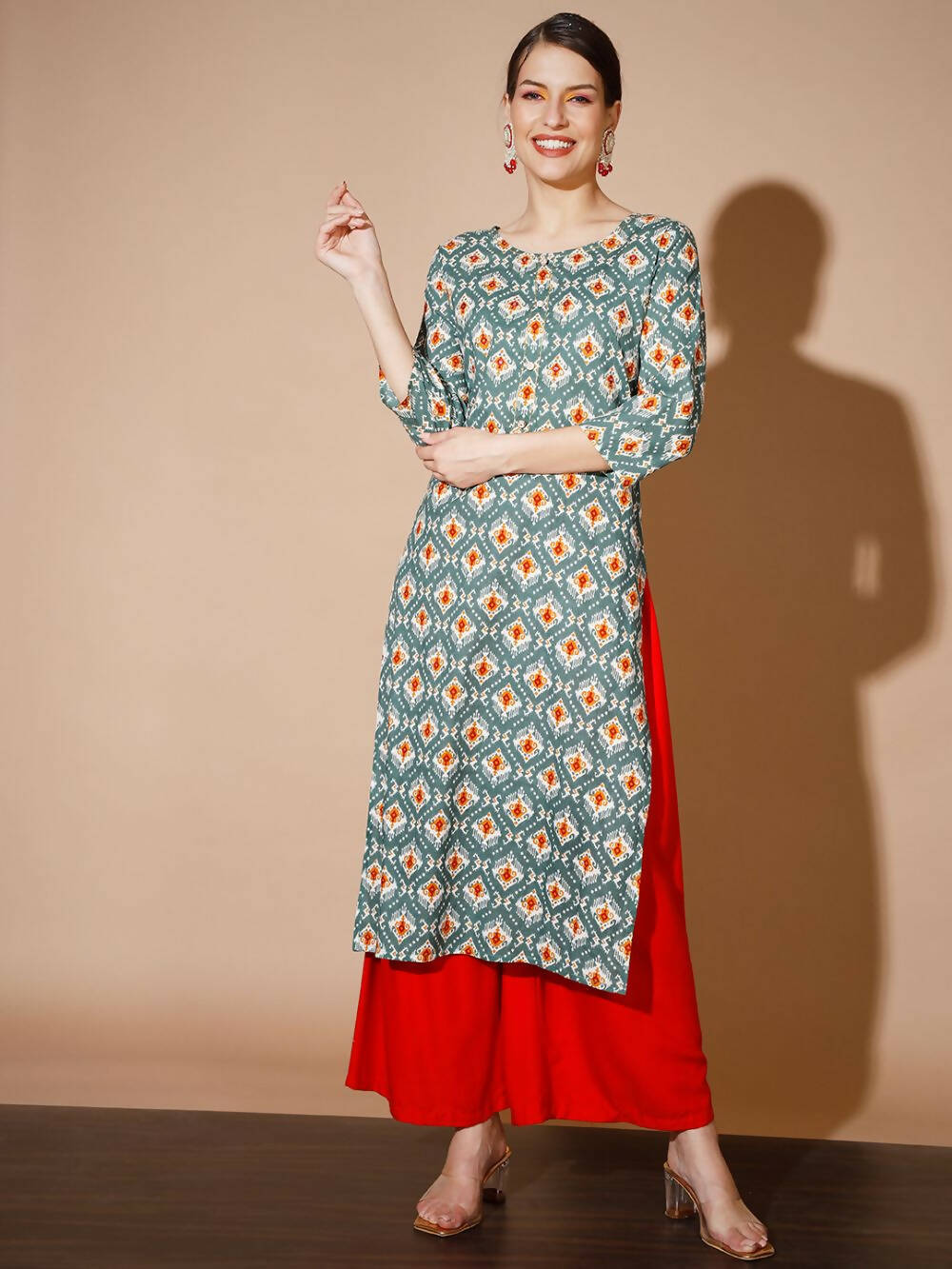 Myshka Women Multi Printed Kurtas