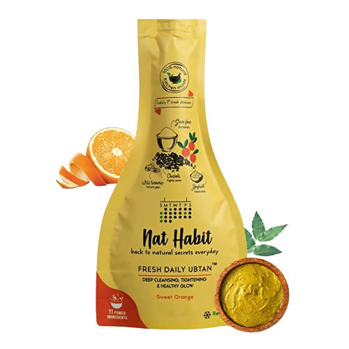 Nat Habit Sweet Orange Fresh Daily Ubtan - Grab2buy