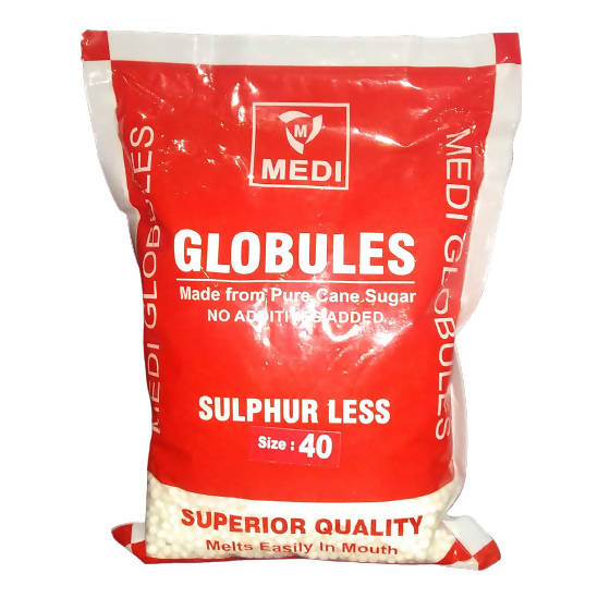 Medi Homeopathy Globules/ Blank Pellets (Size 40) 