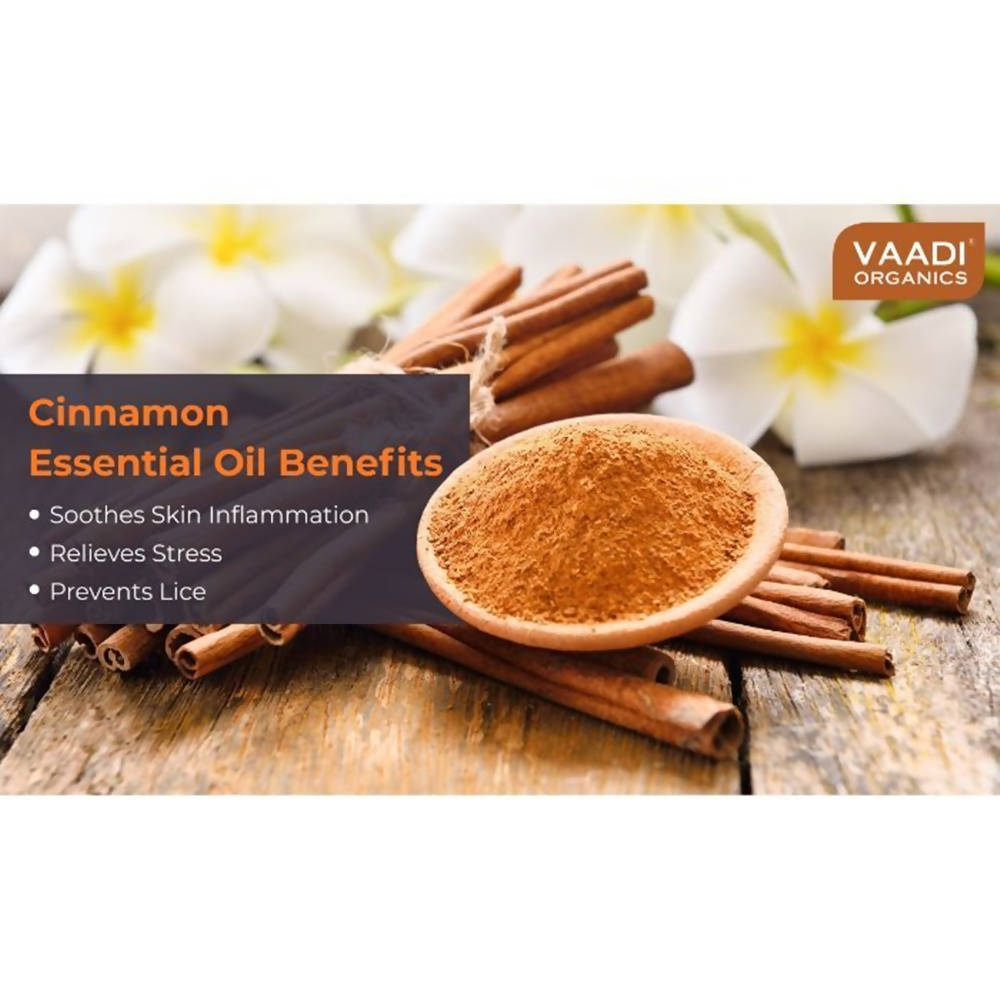 Vaadi Herbals Cinnamon 100% Pure Essential Oil Therapeutic Grade  Grab2Buy Vaadi Herbals Grab2Buy