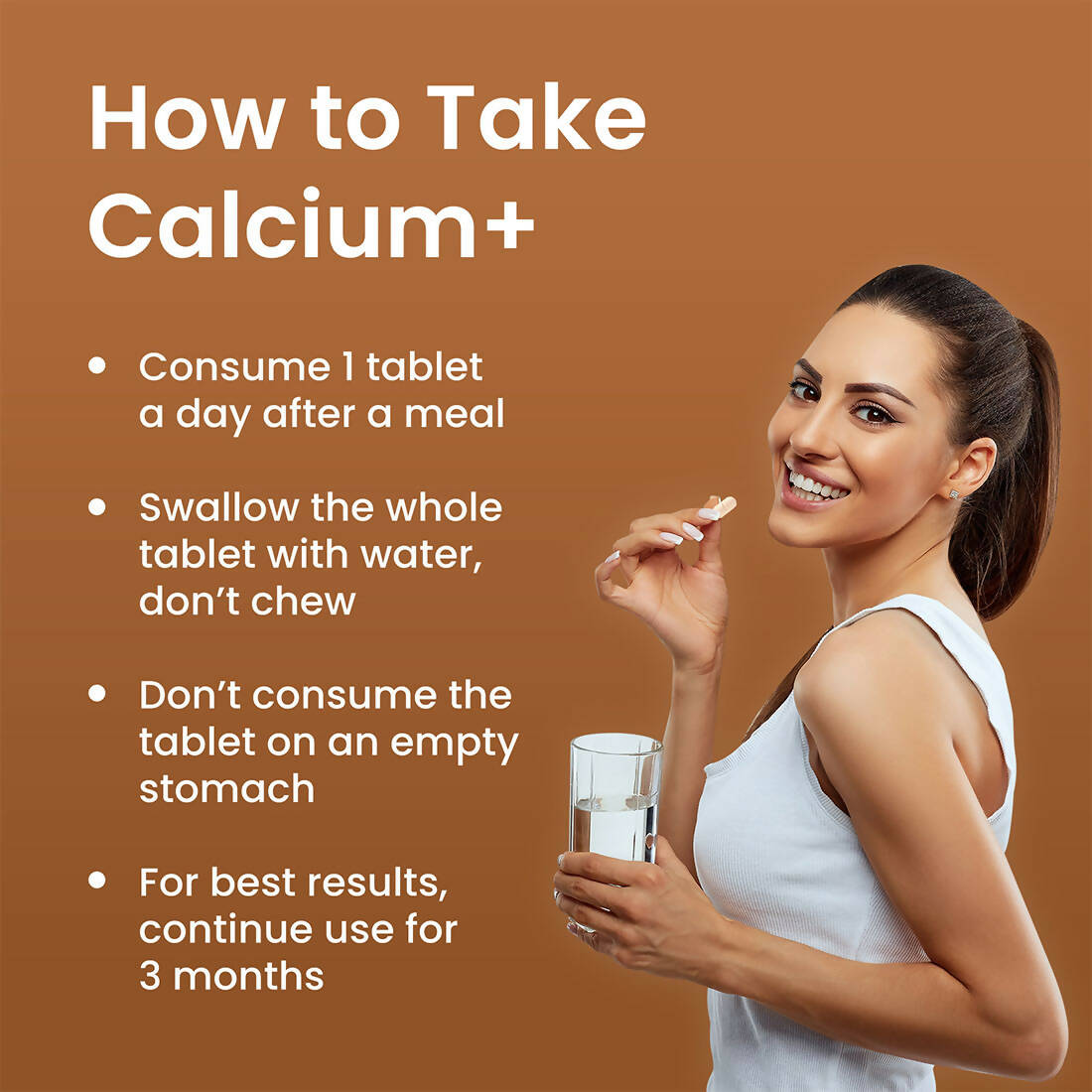 Dr. Morepen Calcium+ Advanced Tablets with Vitamin - D2, Magnesium & Zinc 