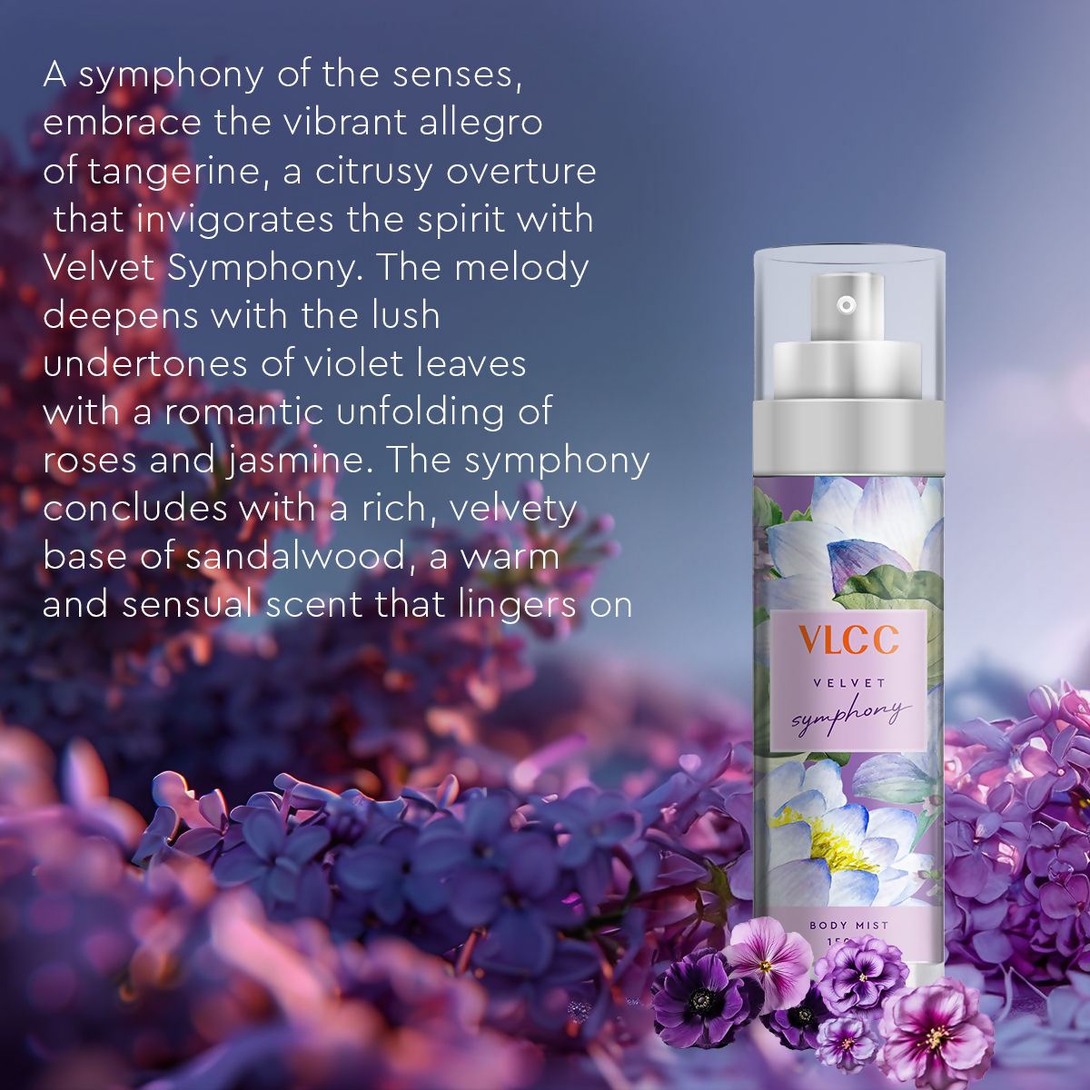 VLCC Body Mist Fragrance - Velvet Symphony  Grab2Buy VLCC Grab2Buy