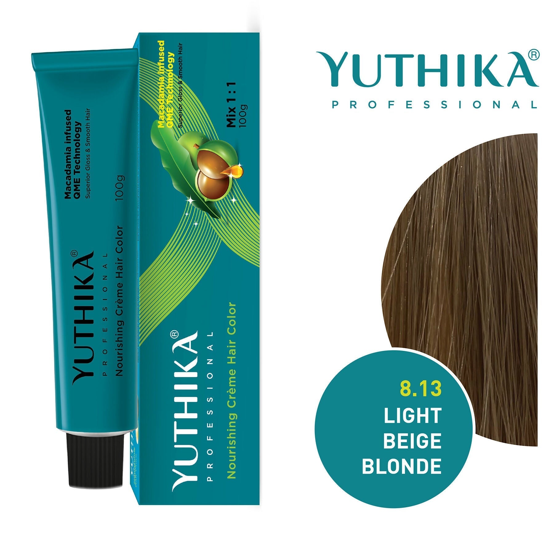 Yuthika Professional Creme Hair Colour - Light Beige Blonde  Grab2Buy Yuthika Grab2Buy