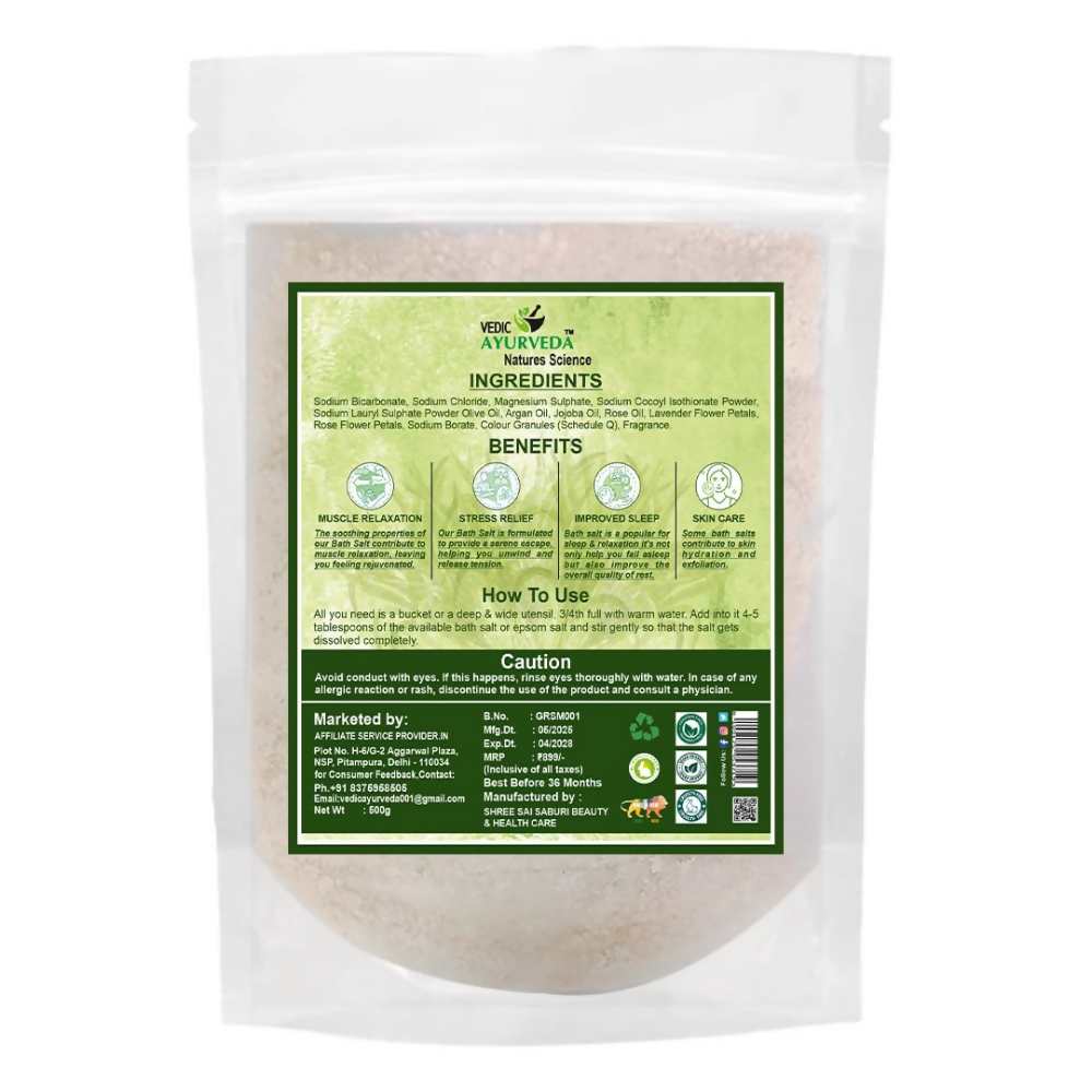VedicAyurveda Lemongrass Bath Salt  Grab2Buy VedicAyurveda Grab2Buy