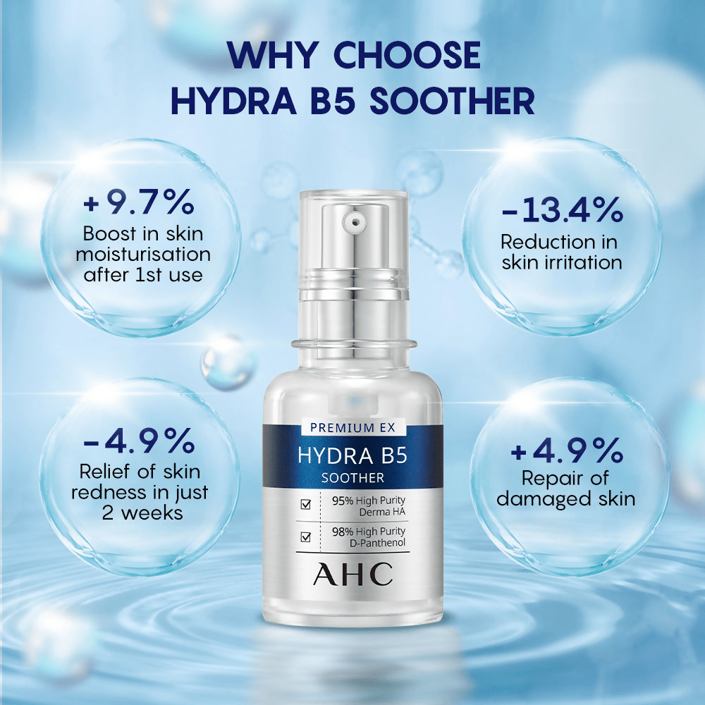 AHC Premium EX Hydra B5 Soother Hydrating Serum - Korean skincare  Grab2Buy AHC Grab2Buy