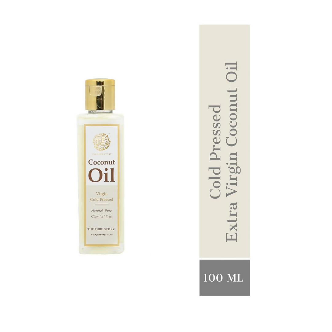 The Pure Story Natural Cold Pressed Coconut Hair Oil  Grab2Buy The Pure Story Grab2Buy