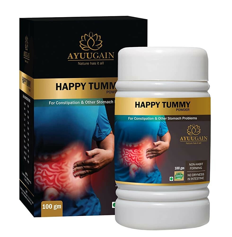 Ayuugain Happy Tummy Powder for Constipation Relief - Grab2buy