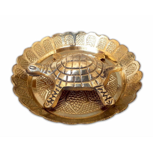 Tortoise with Small Brass Plate - Grab2buy