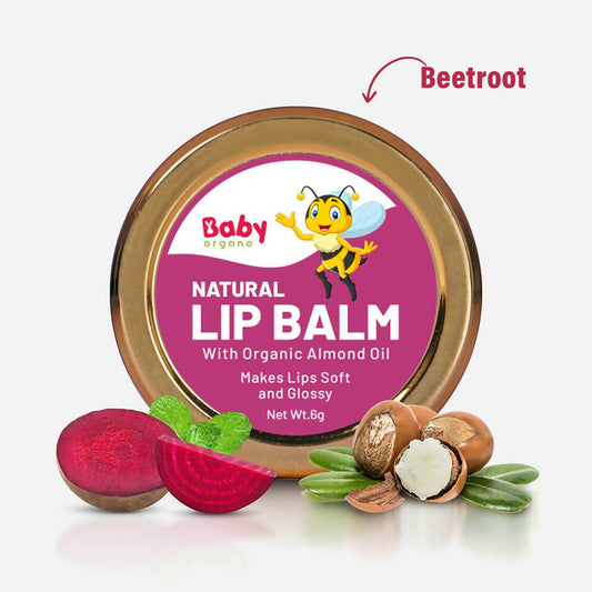 Babyorgano Natural Lip Balm - Beetroot Flavor - Grab2buy