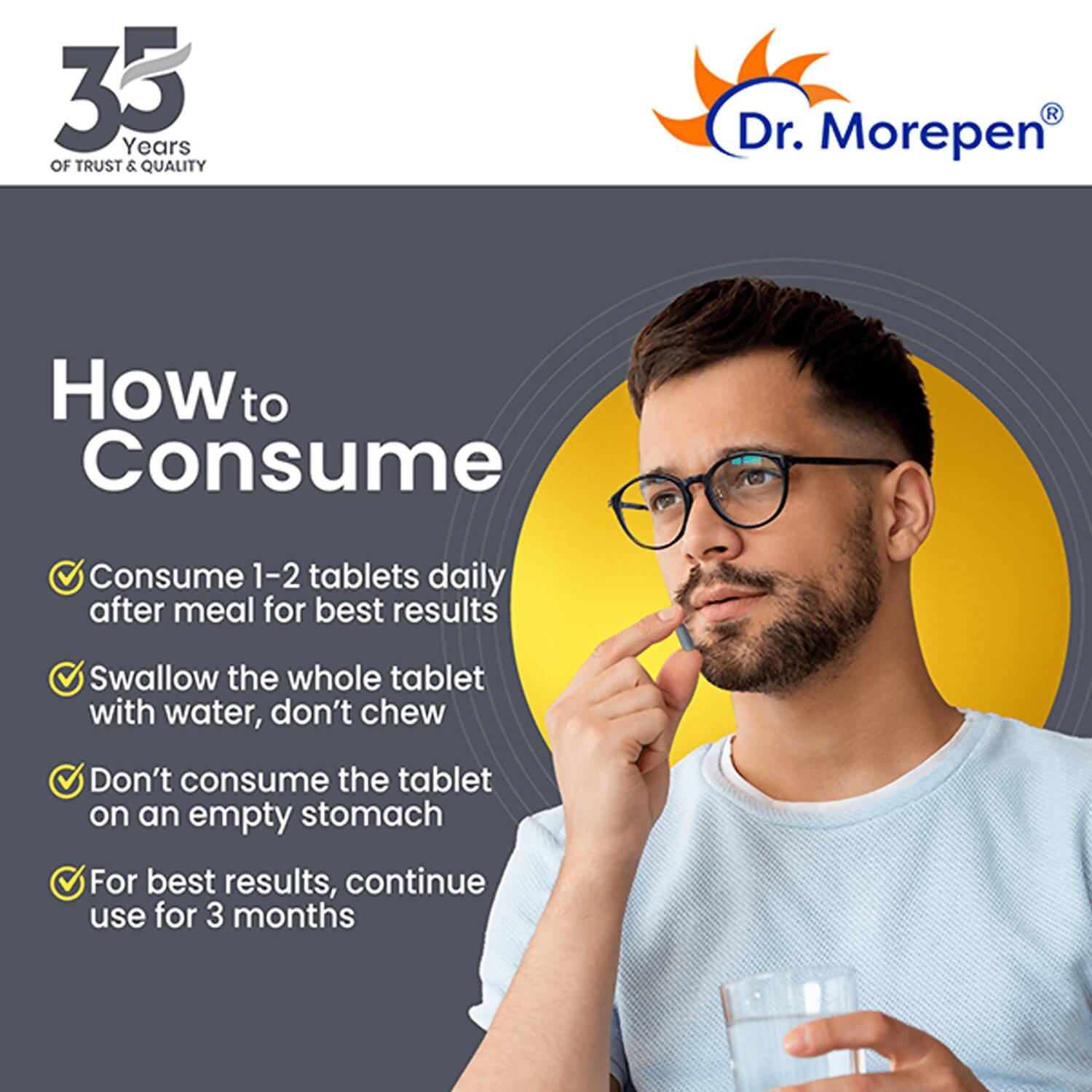 Dr. Morepen S J Capsules and Testosterone Booster Tablets Combo - Grab2buy