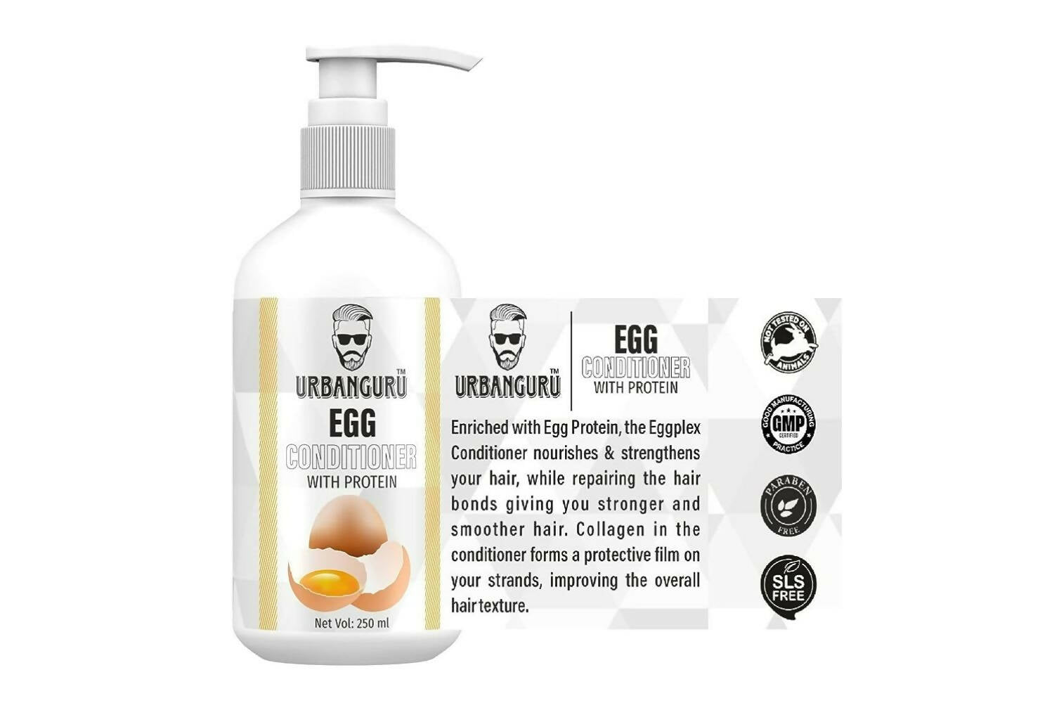 Urbanguru Men's Egg Protein Conditioner  Grab2Buy Urbanguru Grab2Buy