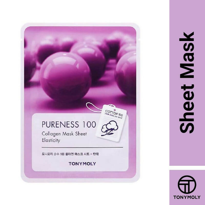 Tonymoly Pureness 100 Collagen Mask Sheet - Korean Skincare 
