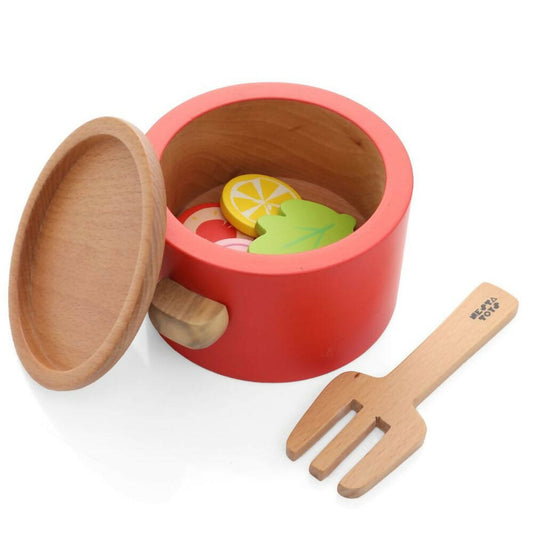 Nesta Toys Kitchen Play Set | Beech Wood Cooking Set - Grab2buy
