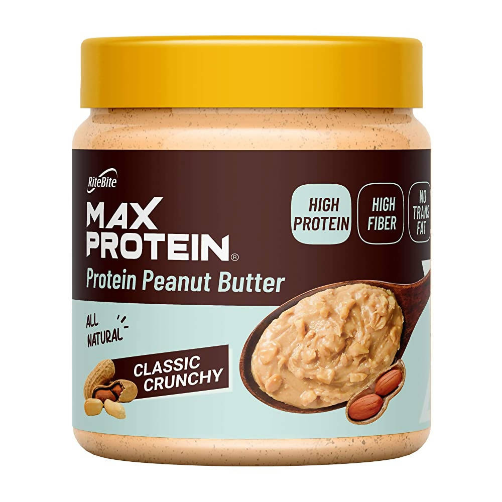 RiteBite Max Protein Classic Crunchy Peanut Butter - Grab2buy