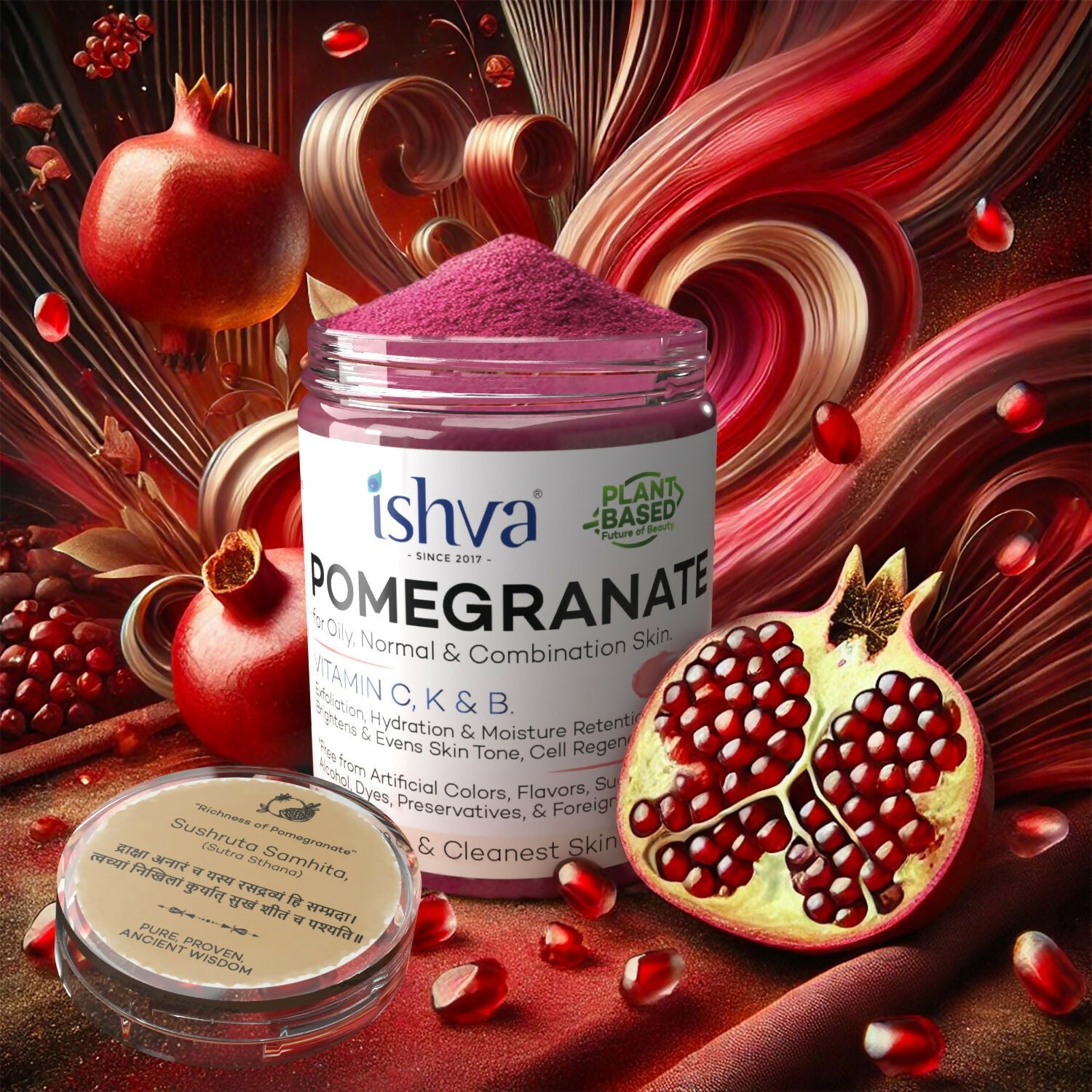 Ishva Pomegranate Powder For Skin 