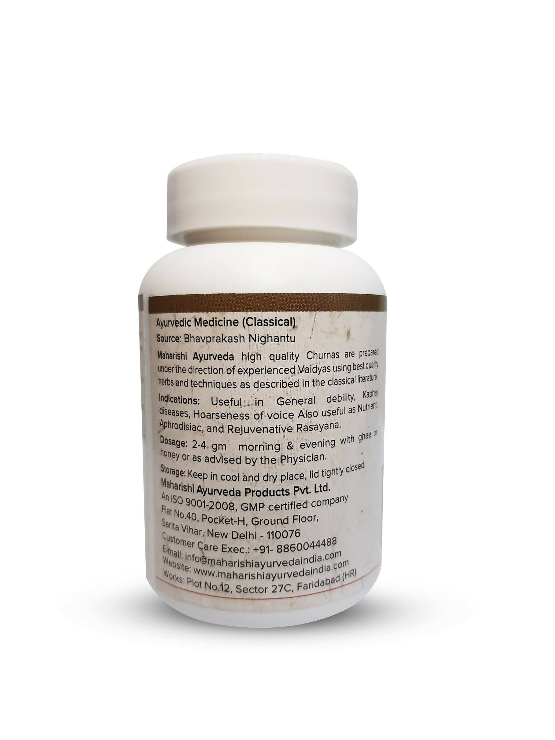Maharishi Ayurveda Yashtimadhu Churna 