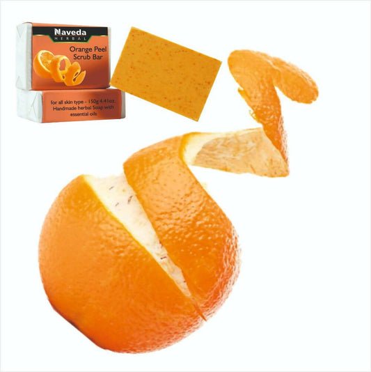 Naveda Herbal Orange Peel Scrub Bar - Grab2buy