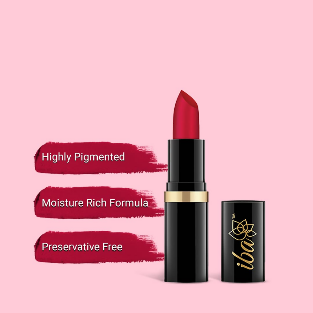 Iba Pure Lips Moisture Rich Lipstick for Women - A25 Fuchsia Fusion