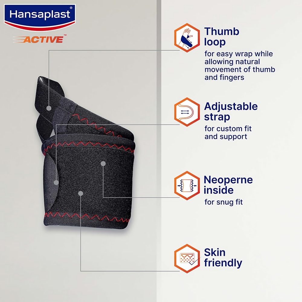 Hansaplast Active Wrist Support for Men & Women 