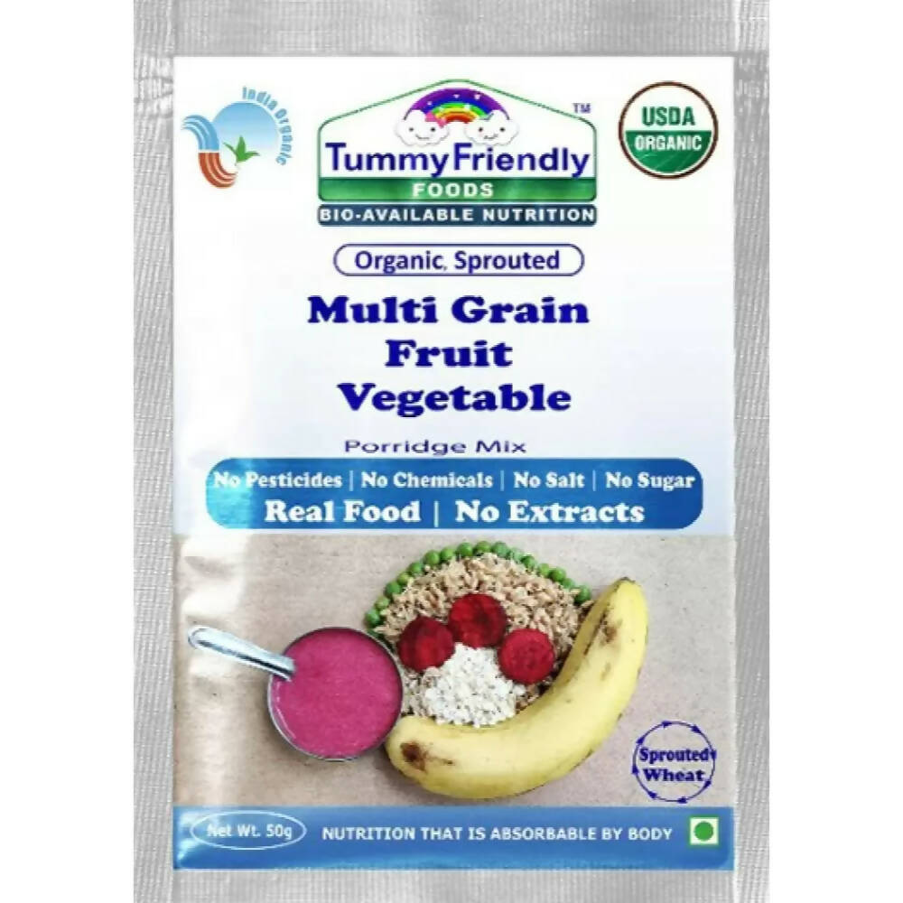 TummyFriendly Foods Certified Stage3 Porridge Mixes Trial Packs - Ragi, MultiGrain, Oats, Sathu Maavu for 8 Months Old Baby  Grab2Buy TummyFriendly Foods Grab2Buy