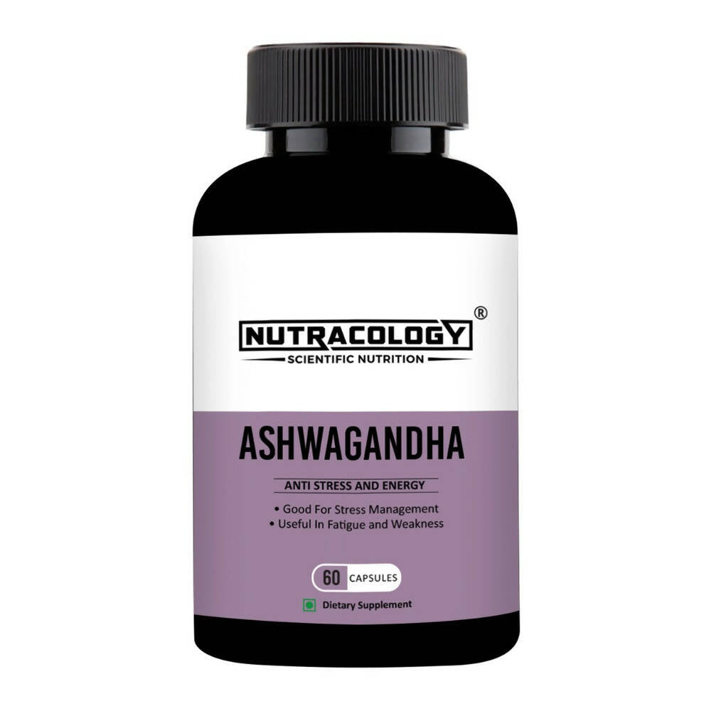 Nutracology Ashwagandha Tablets For Stamina Energy and Strength 