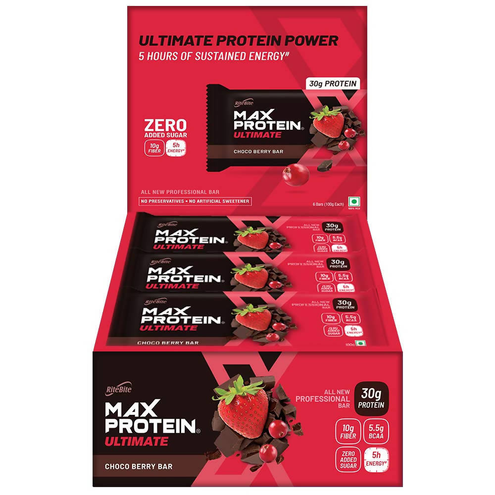 RiteBite Max Protein Ultimate Choco Berry Bar - Grab2buy