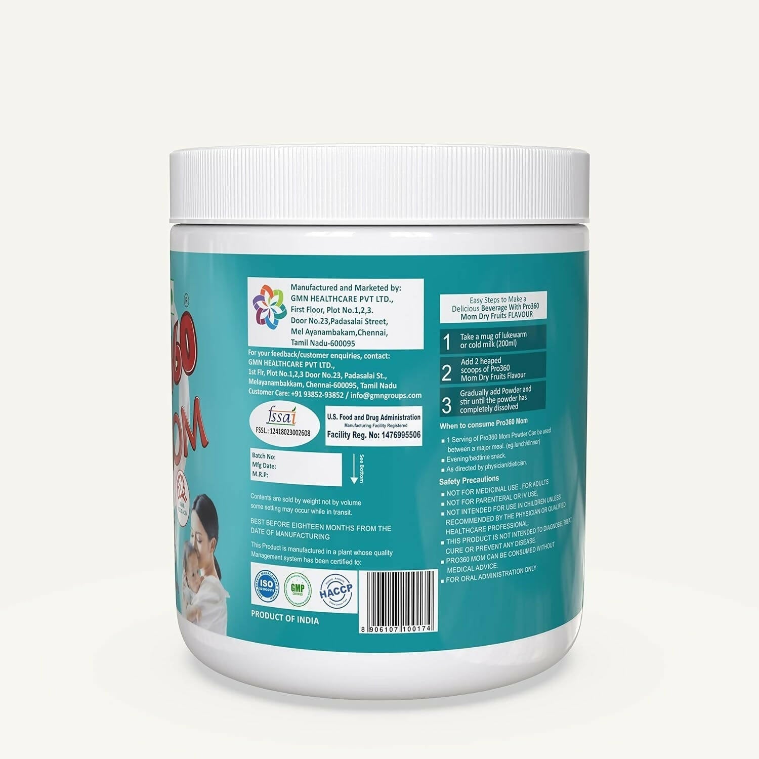 Pro360 MOM Maternal Nutrition Protein Powder For Pregnant Women 