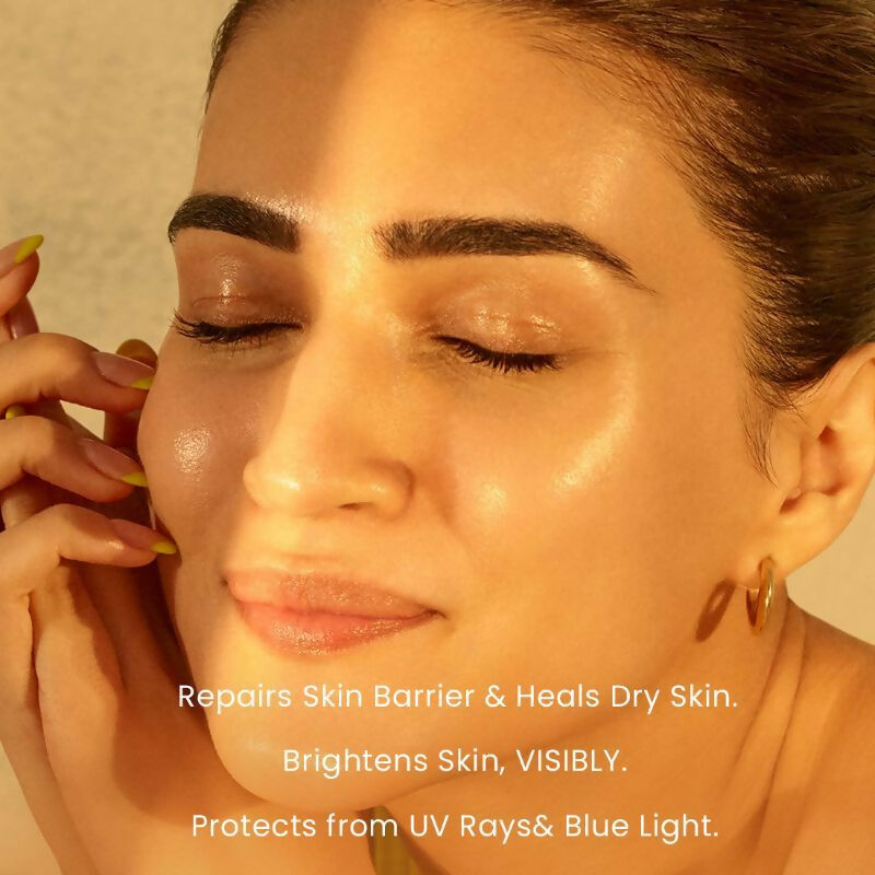Hyphen By Kriti Sanon Skincare Routine with Glow Serum, Moisturizer & Sunscreen For Normal To Dry Skin Combo 