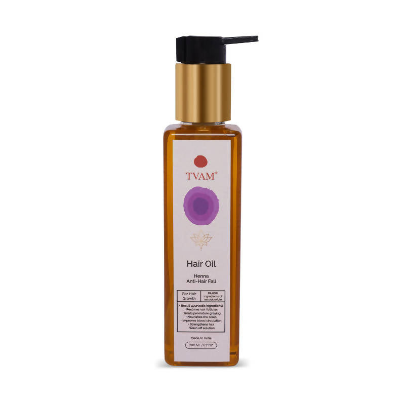 Tvam Henna Anti-hair Fall Hair Oil  Grab2Buy Tvam Naturals Grab2Buy
