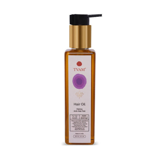 Tvam Henna Anti-hair Fall Hair Oil  Grab2Buy Tvam Naturals Grab2Buy
