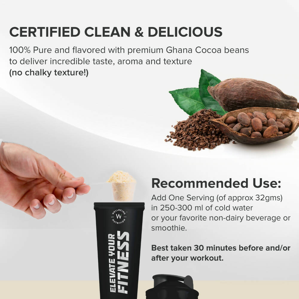 Wellbeing Nutrition Superfood Plant Protein-Dark Chocolate Hazelnut  Grab2Buy Wellbeing Nutrition Grab2Buy