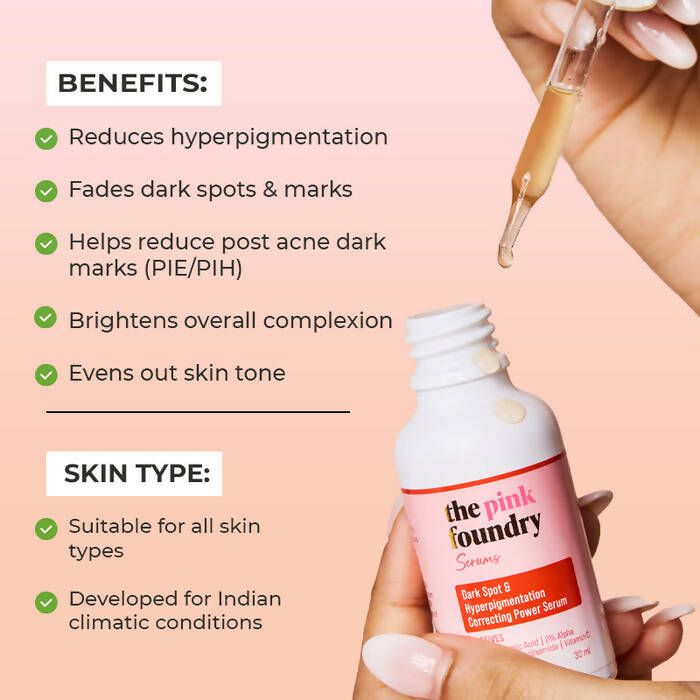 The Pink Foundry Dark Spot & Hyperpigmentation Correcting Power Serum  Grab2Buy The Pink Foundry Grab2Buy