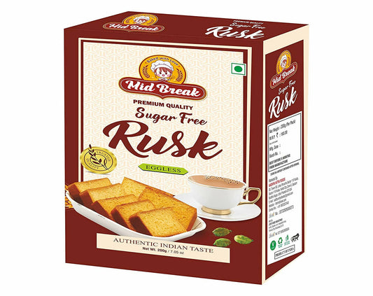 Mid Break Sugar Free Rusk - Grab2buy