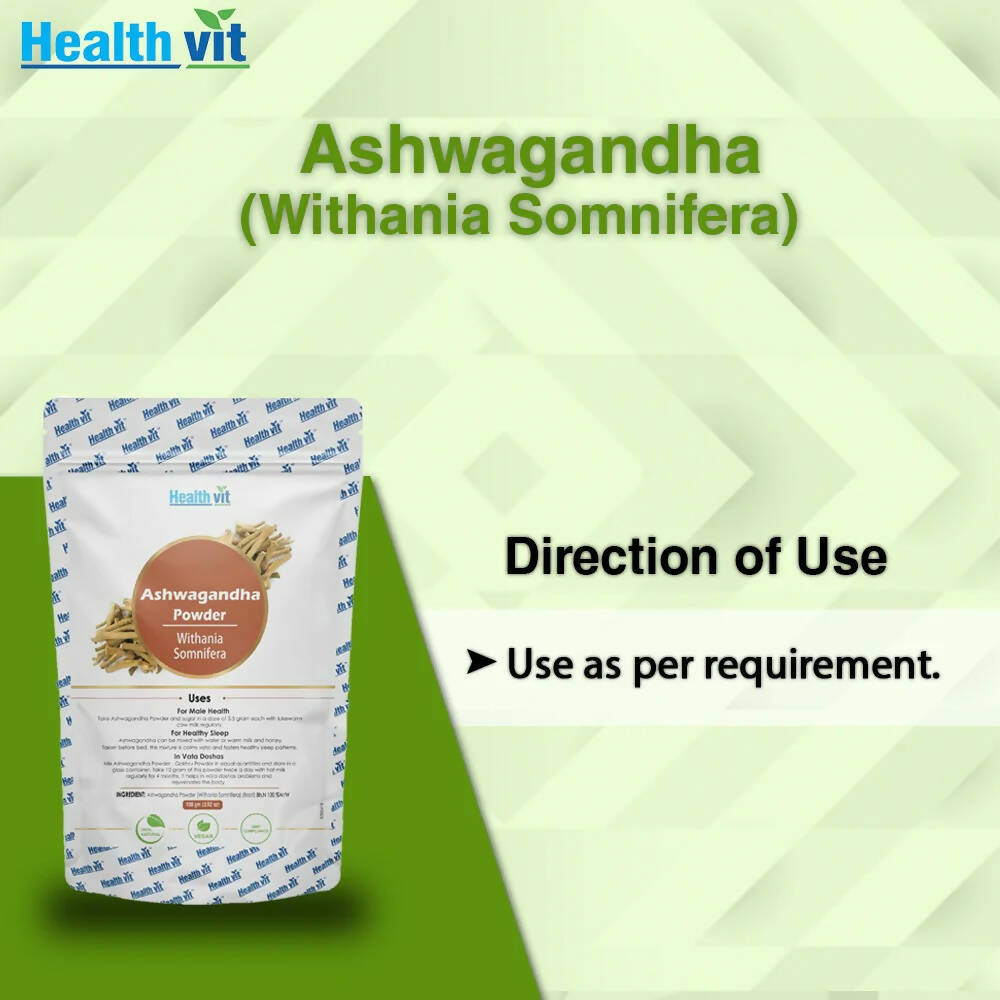 Healthvit Natural Ashwagandha Powder 