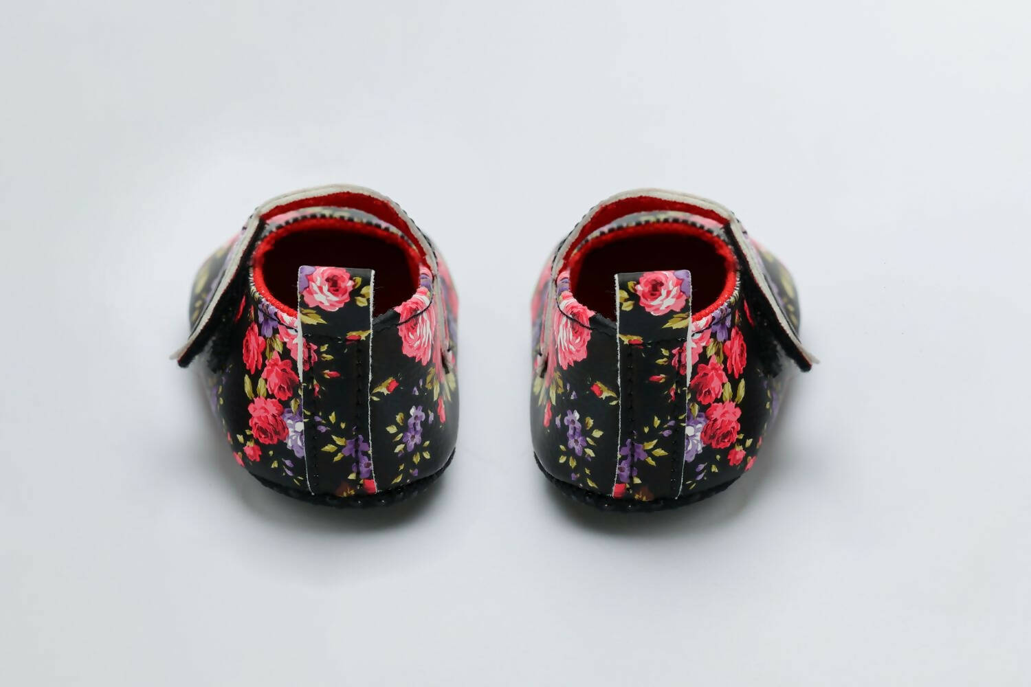 Tiny Bugs Girls Flowral Print Infants Booties - Black  Grab2Buy Tiny Bugs Grab2Buy