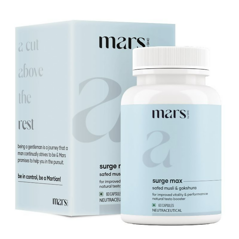 Mars By GHC Surge Max with Sj & Ashwagandha Capsules 