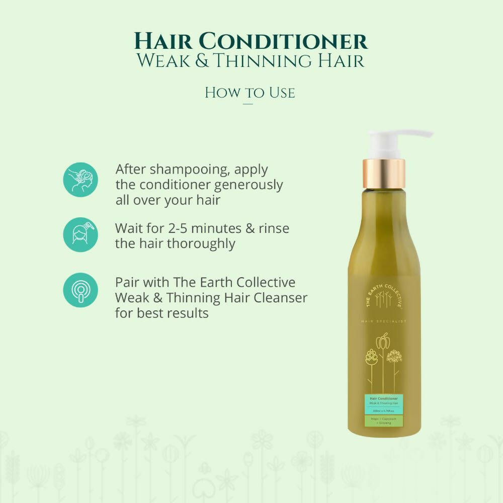 The Earth Collective Hair Conditioner - Weak & Thinning Hair  Grab2Buy The Earth Collective Grab2Buy