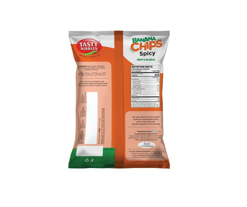 Tasty Nibbles Spicy Kerala Banana Chips - Grab2buy