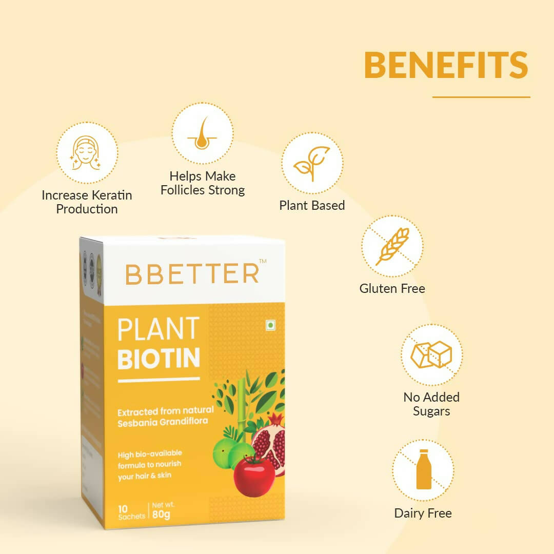 BBETTER Plant Biotin Powder 