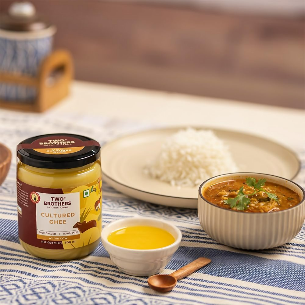 Two Brothers Organic Farms A2 Ghee Butter Organic Grass Fed From Gir Cow 