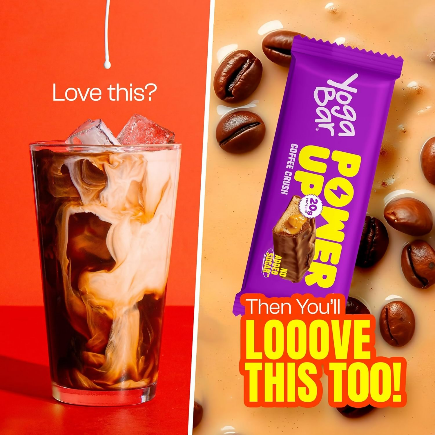 Yoga Bar Power Up 20g Protein Bar Choco Peanut Butter Bars, Coffee Rush Bars  Grab2Buy Yoga Bar Grab2Buy