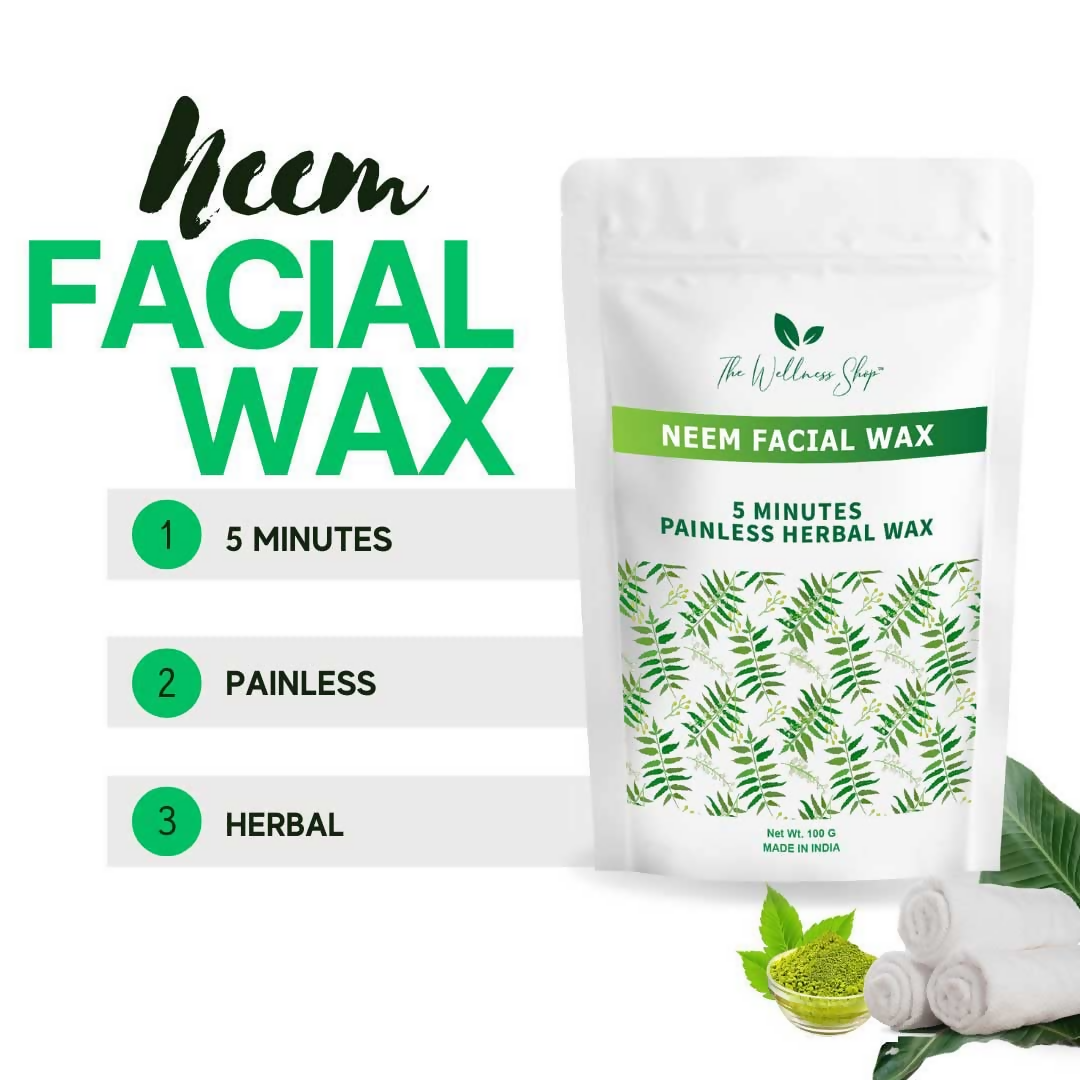 The Wellness Shop Neem Facial Wax Powder  Grab2Buy The Wellness Shop Grab2Buy