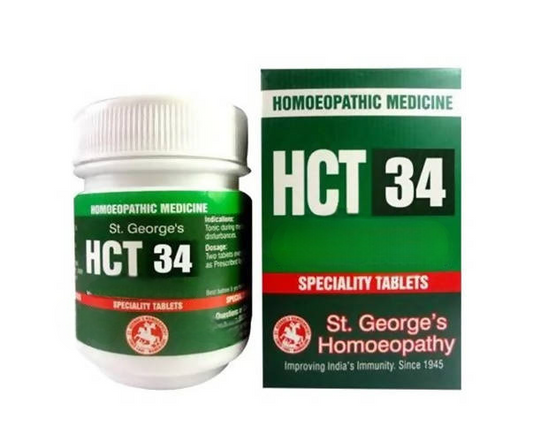 St. George's Homeopathy HCT 34 Tablets 
